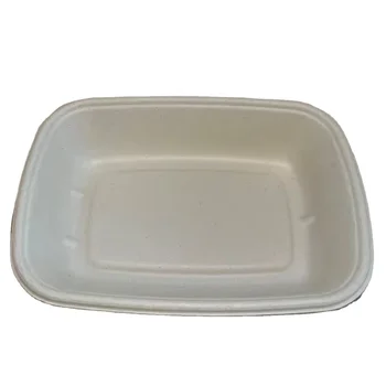 Bagasse/Sugarcane CR750ML Box  Compostable Disposable Eco-Friendly  Used  for Restaurant/Party/School/Takeout