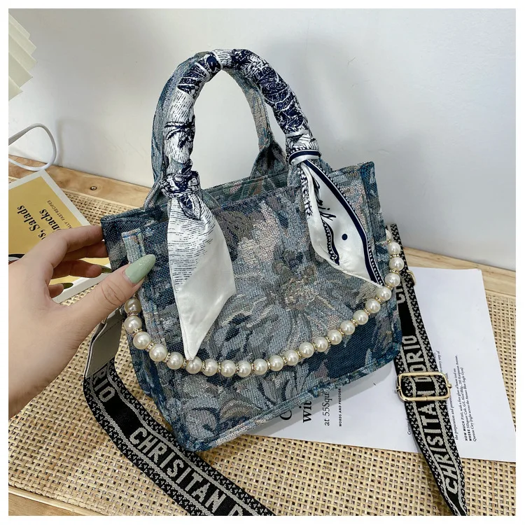 2022 Luxury Handbags Tote Bag With Pocket And Zipper Canvas Tote Bags ...