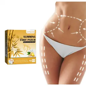 Jaysuing 10Pcs/Box Weight Loss Ginger Slim Foot Patch Navel Sticker Slimming Product Fat Burning Weight Lose Belly Waist Plaster