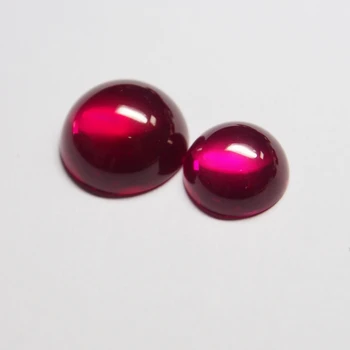 Synthetic Corundum Artificial Ruby Cabochon gemstone