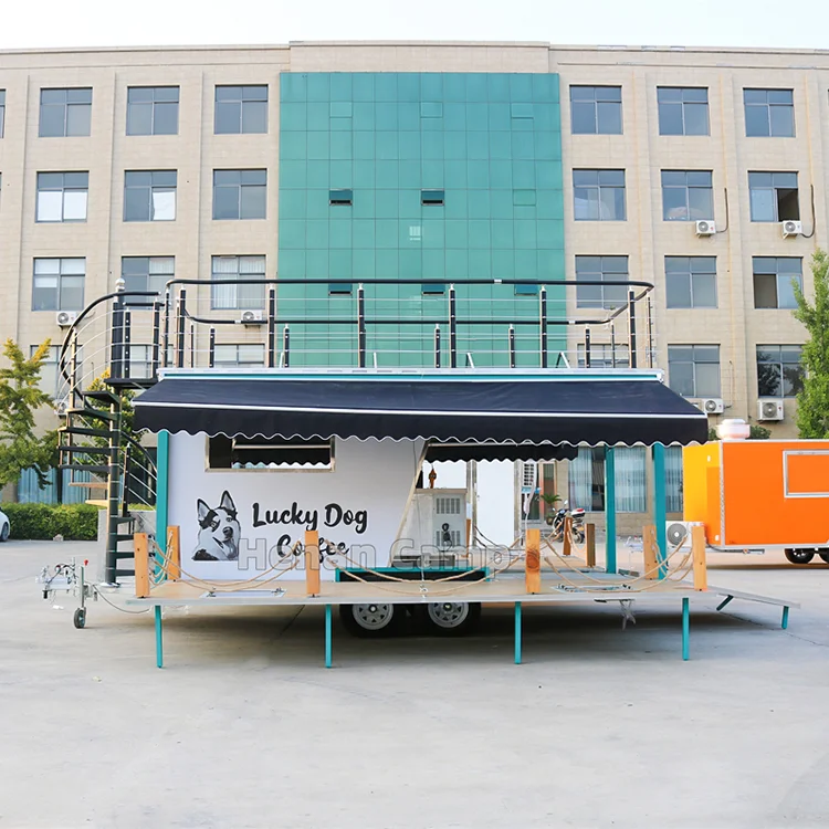 CAMP Food Truck Kebab caravan Food Trailer Mobile bar Stainless Steel Outdoor Food Cart