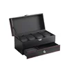 black 4 slot double layer