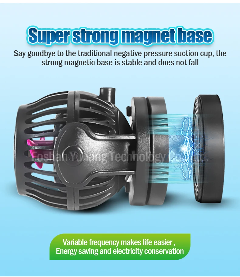 Jecod Jebao MOW Series 6-50W Quiet Freshwater Wave Making Pump Modern Frequency Conversion Plastic Fish Tank Accessories