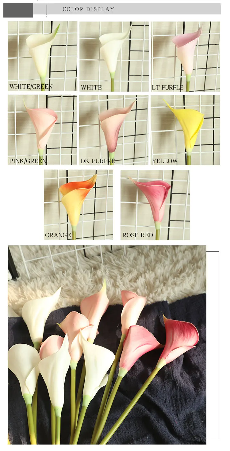 Mw01512 Calla Lily Artificial Real Touch Artificial Calla Lily Stems Calla Lily Bulbs Buy