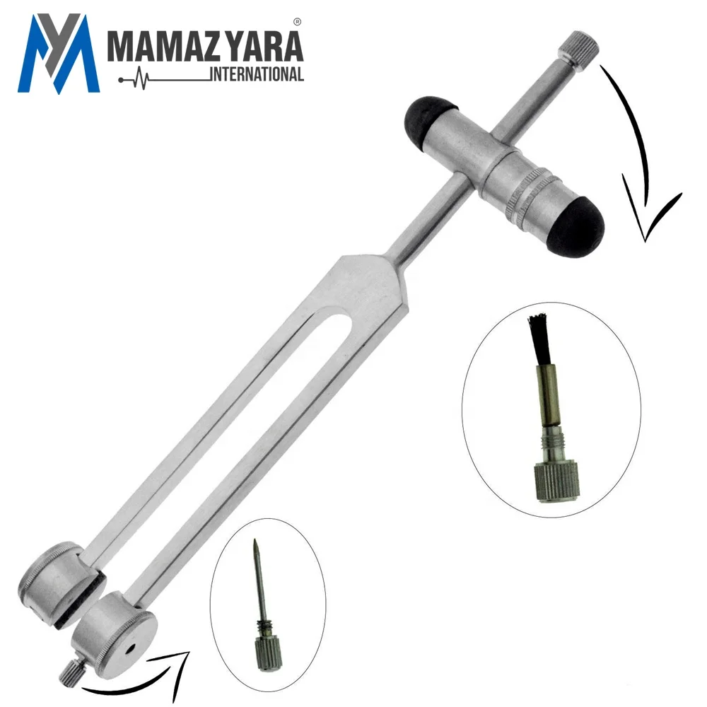 5 In 1 Tuning Fork With Buck Hammer, Pin, Sensory Brush And Needle Combo With Case Diagnostic Set Emt Ems Supply By Surgicalonline - Foto 13