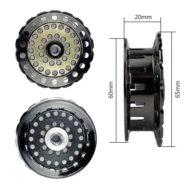 VEEDOOCA Ratio 2.6 Bearing 3+1 Raft Reel - Anti-Reverse System