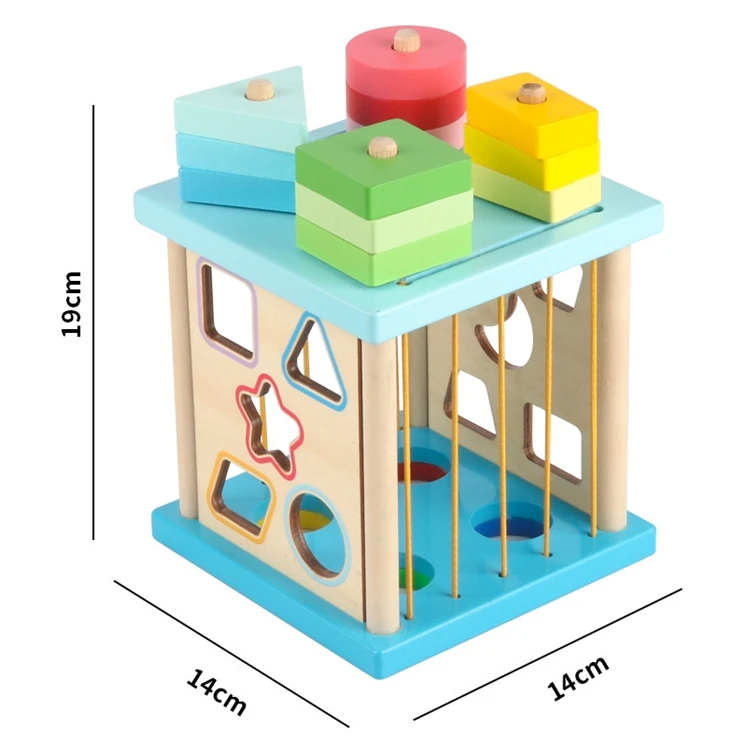 wooden sorting game viga, stacking rings polarb Images... Wooden Sorting & Stacking Toy Geometric Blocks Stacking Game Wooden ...