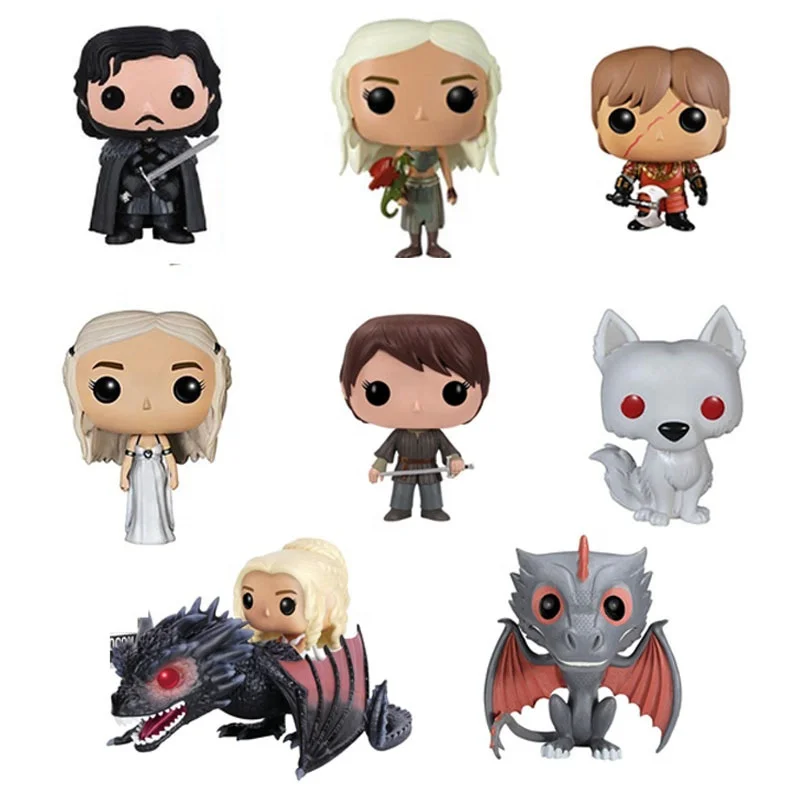 Wholesale FUNKO POP Song of Ice and Fire Throne Right Game game Sansa Stark JON SNOW Action Figure Collection Model Vinyl Doll From