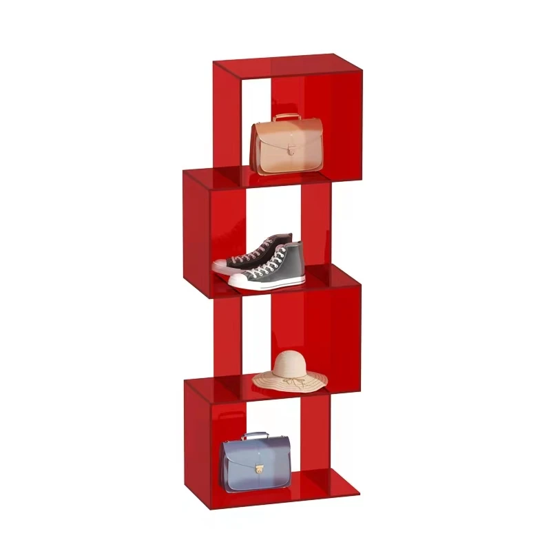Customized Rectangular Acrylic Display Stand Modern Exhibition Stand Plinth Cube  Acrylic Display Stand