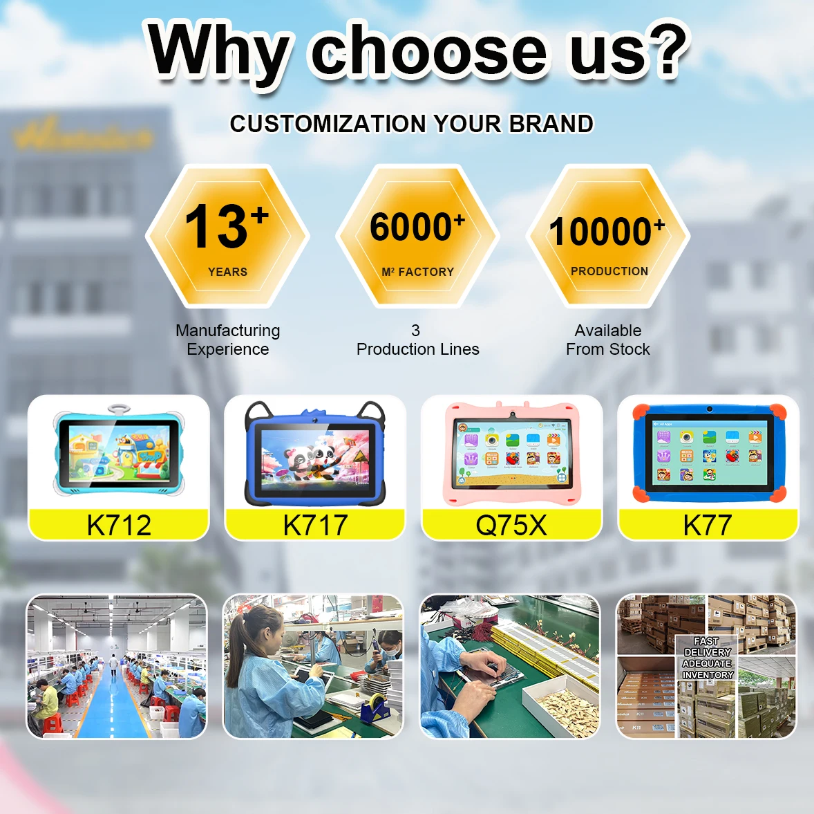 Cheap 1024x600 Quad Core Educational Kids Tablets Android 7.0