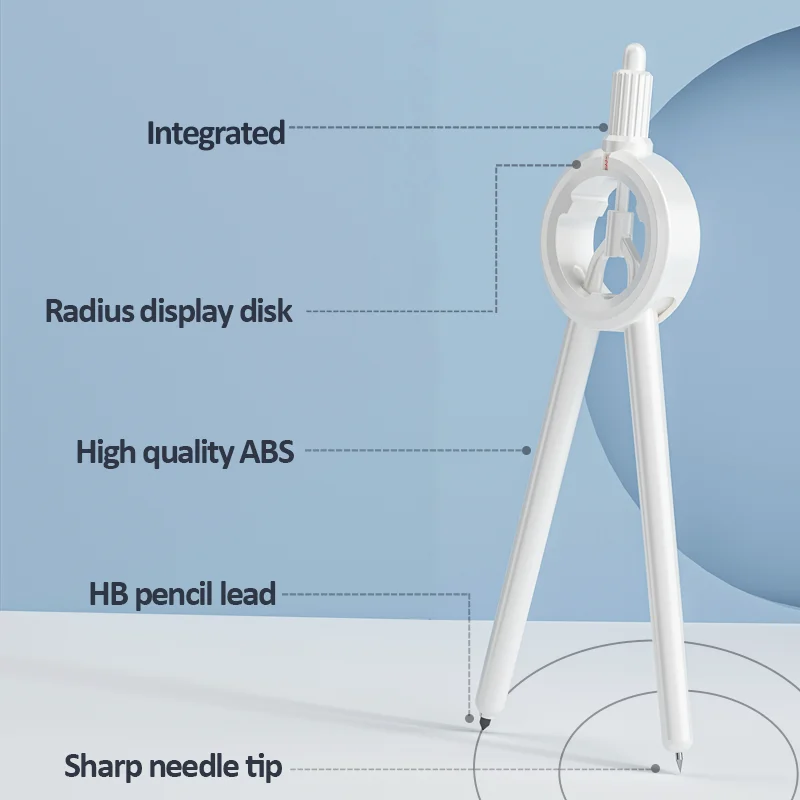 Набор креативных компас с цифровым дисплеем EasyCircle | Автоматический выдвижной инструмент для рисования математикой студентов