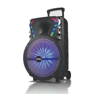 QS-1510 High quality 15 inch trolley speaker 30w quality sound portable wireless speaker with adapter