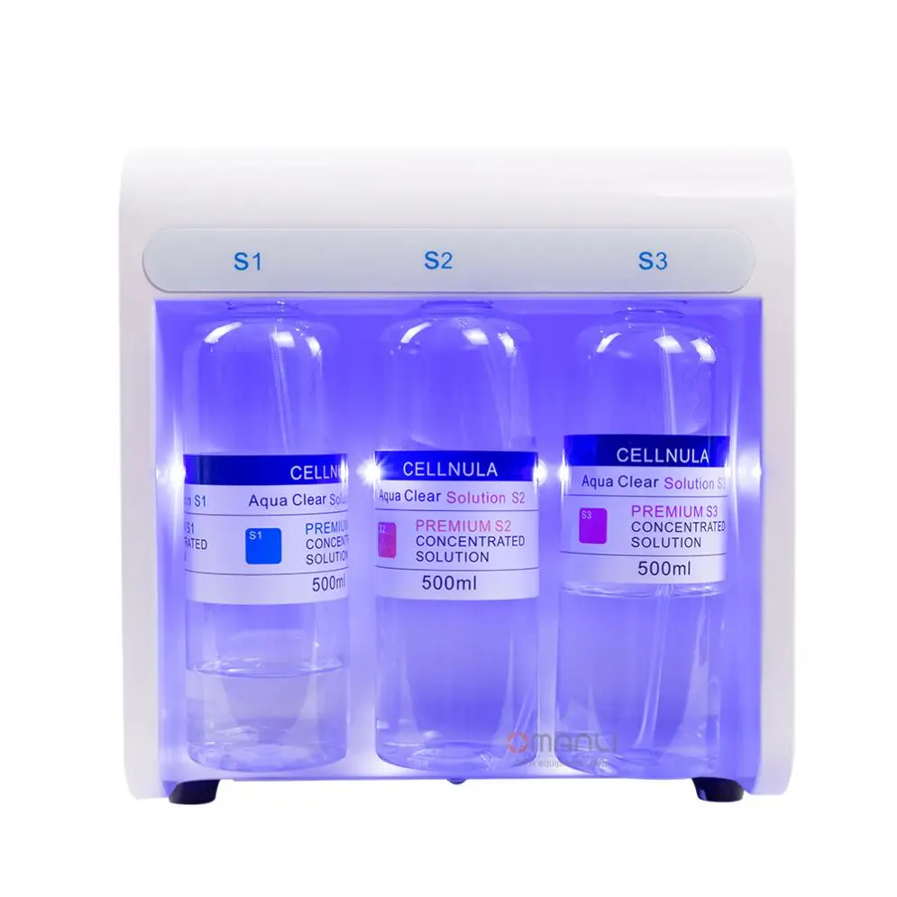 High Quality 8 in 1 Hydro Oxygen Jet Small Bubble Facial Beauty Aqua Hydra Microdermabrasion Machine