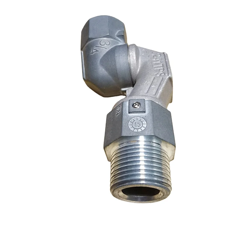 3/4 Inch Zinc Alloy 90 Degree Swivel /241tps Series Hose Swivels /fuel