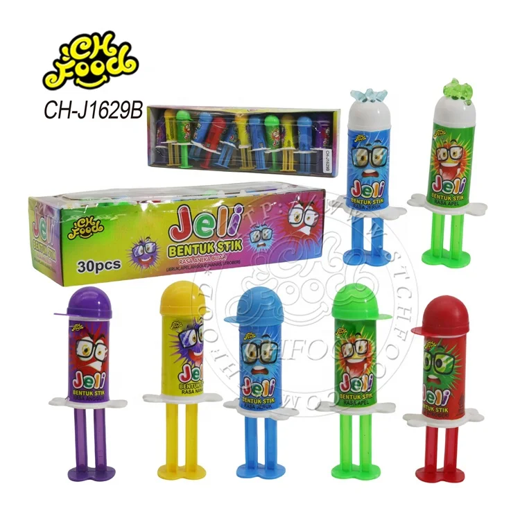 OEM Halal Fruit Jelly Jam Crazy Hair Toy Candy Wholesale Jam Liquid Candy Sweet Pop for Kids