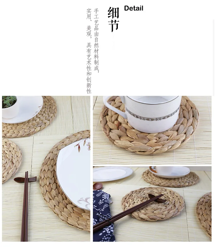 Customized Napperon Absorbent Round Placments Beer Coaster Wood Dining