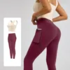 Conjunto Blanco Marfil + Rojo Ciruela