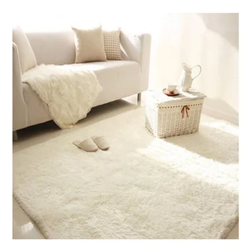 Artificial plush luxury decoration super soft fluffy washable carpet modern style rug villa carpet super soft rug