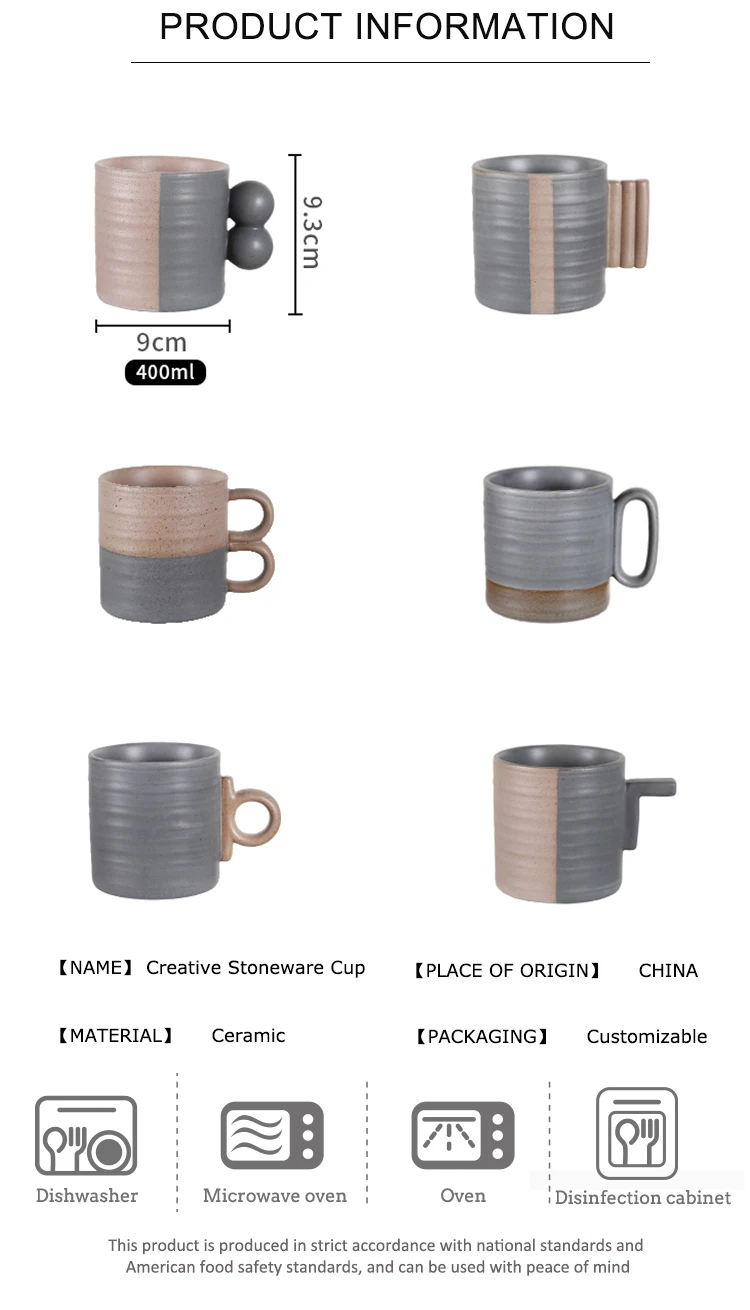 Wholesale New Product Best Sellers Drinkware Coffee Cups Custom Ceramic