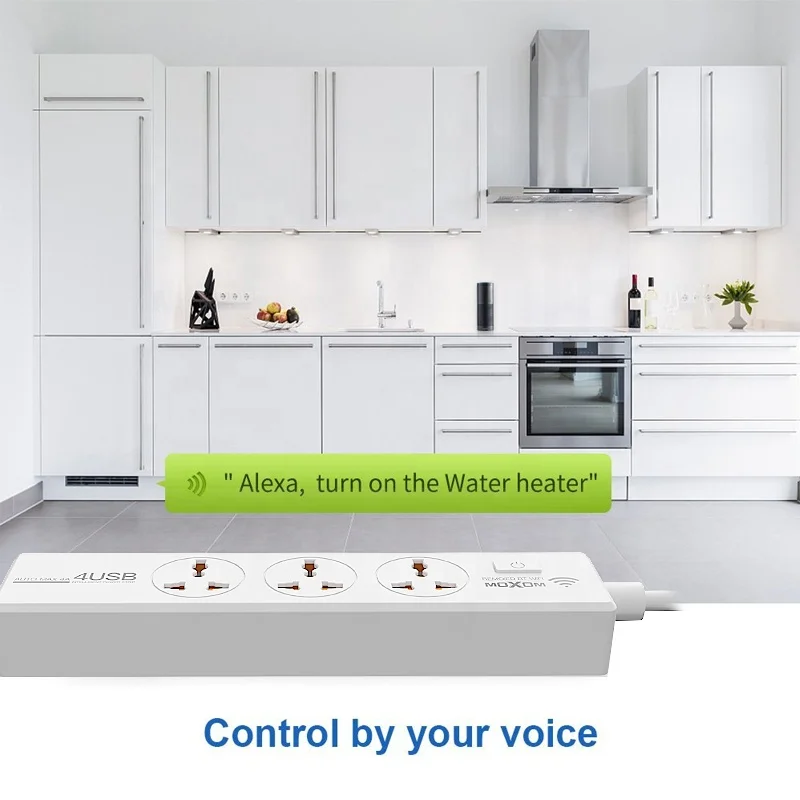 Лидер продаж, умный удлинитель с Wi-Fi, сетевой фильтр с защитой от перенапряжения, штепсельная вилка стандарта Великобритании, удлинитель с управлением через приложение