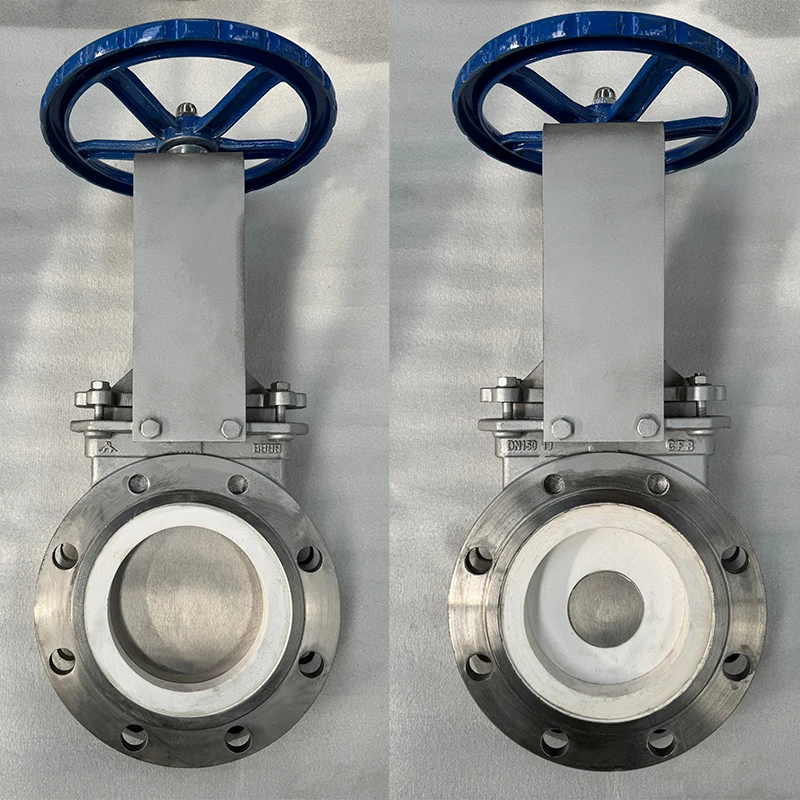 Cast steel stainless steel Ceramic knife gate valve Ceramic gate valve