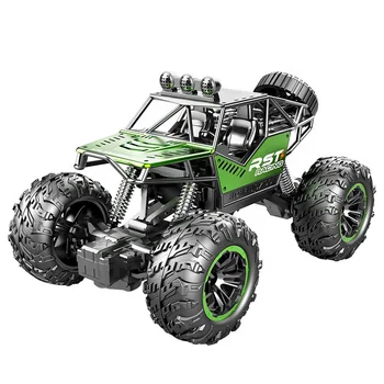 1:18 Scale Racing Rock Alloy Electric Climbing Vehicle Toy 4WD 27MHz Big Wheel Remote Control RC Off-road Car