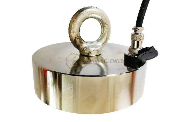 Dc 24v Ac 220v Diameter 175mm 600Kg 1200Lbs Custom Holding Lifting Electromagnet for Amusement Equipments