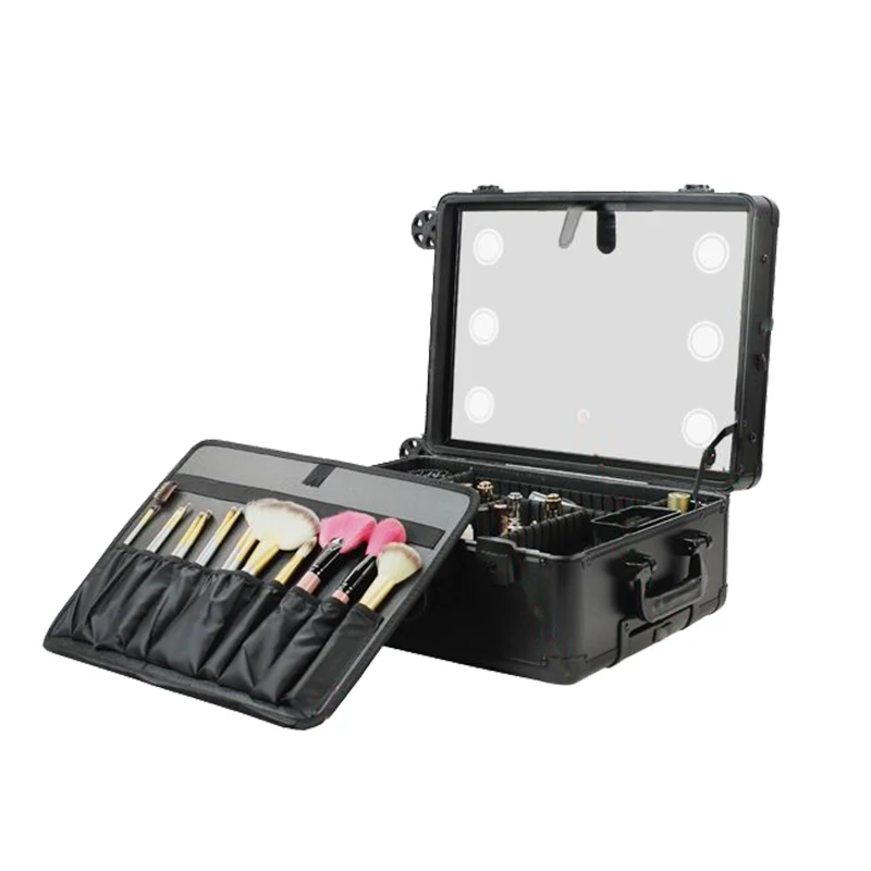 Cajas De Maquillaje De Gran Capacidad Para Mujer,Estuche De Viaje Para  Cosméticos Con Luz Led - Buy De Maquillaje Con Luces,Maquillaje Con  Soporte,Cosméticos Maletas Product on Alibaba.com