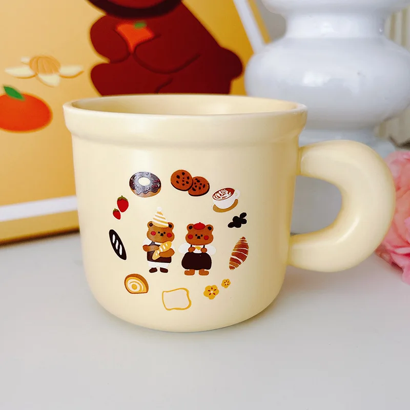 solhui wholesale cute glass coffee mug