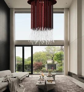 ECOJAS 2026 Signature Design New Acoustic Materials Handmade Glass Customized Chandelier