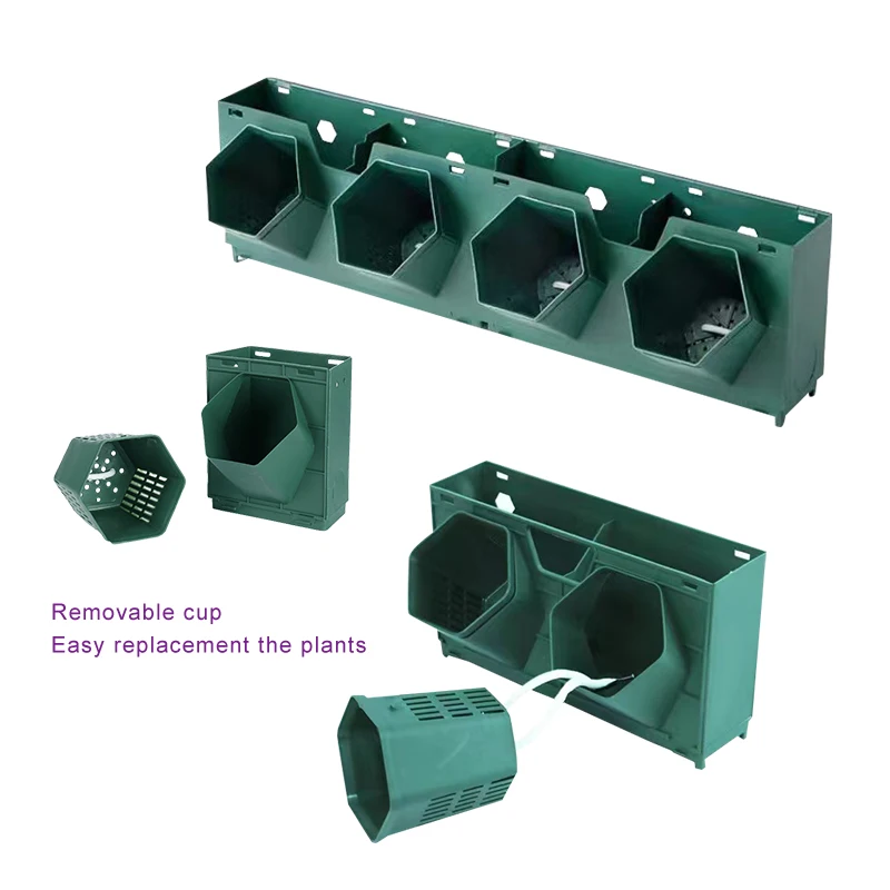 Green Vertical Garden Wall Planter Hanging Indoor Hydroponic Grow