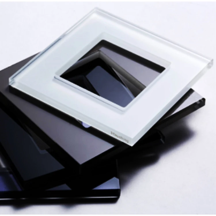 Custom 3mm Physical Tempered Glass with Impact Resistance Silk Screen Printed 86 Wall Switch Glass Panel IK06 IK08