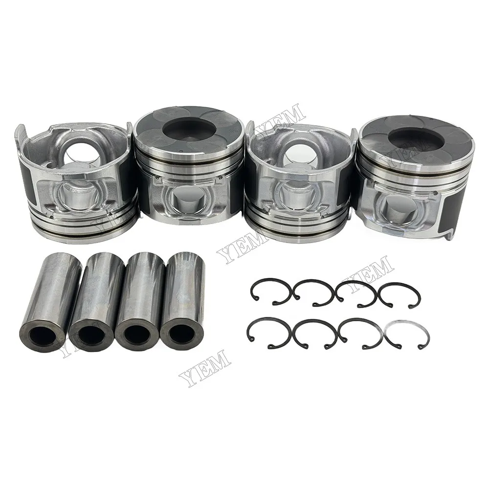 4M41 Piston With Pin Circlip ME191472 Suitable for Mitsubishi Agricultural Engine Parts Engine Parts