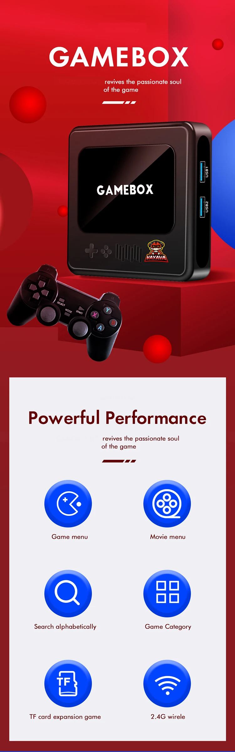 G10 Game Box 4k Hd 3d Retro Video Game Console 64/128gb 10000 Games ...