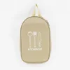 Bolsa de almacenamiento de utensilios de cocina caqui