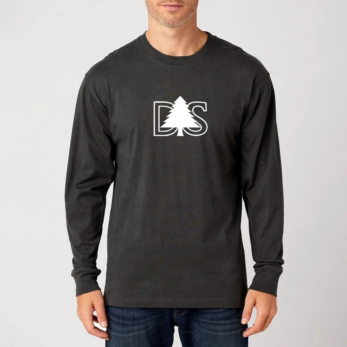 Factory Bulk Wholesale Premium 100% Cotton T-shirt Embroidered Thermal Long Sleeve Jersey Tshirts for Men Long Sleeve