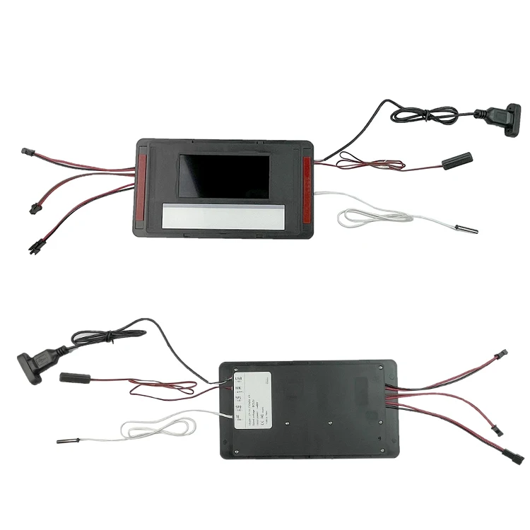 12V Touch Sensor Switch With Bluetooth& Defogging&Time Temperature Display function and Two Speakers for Bathroom LED Mirror