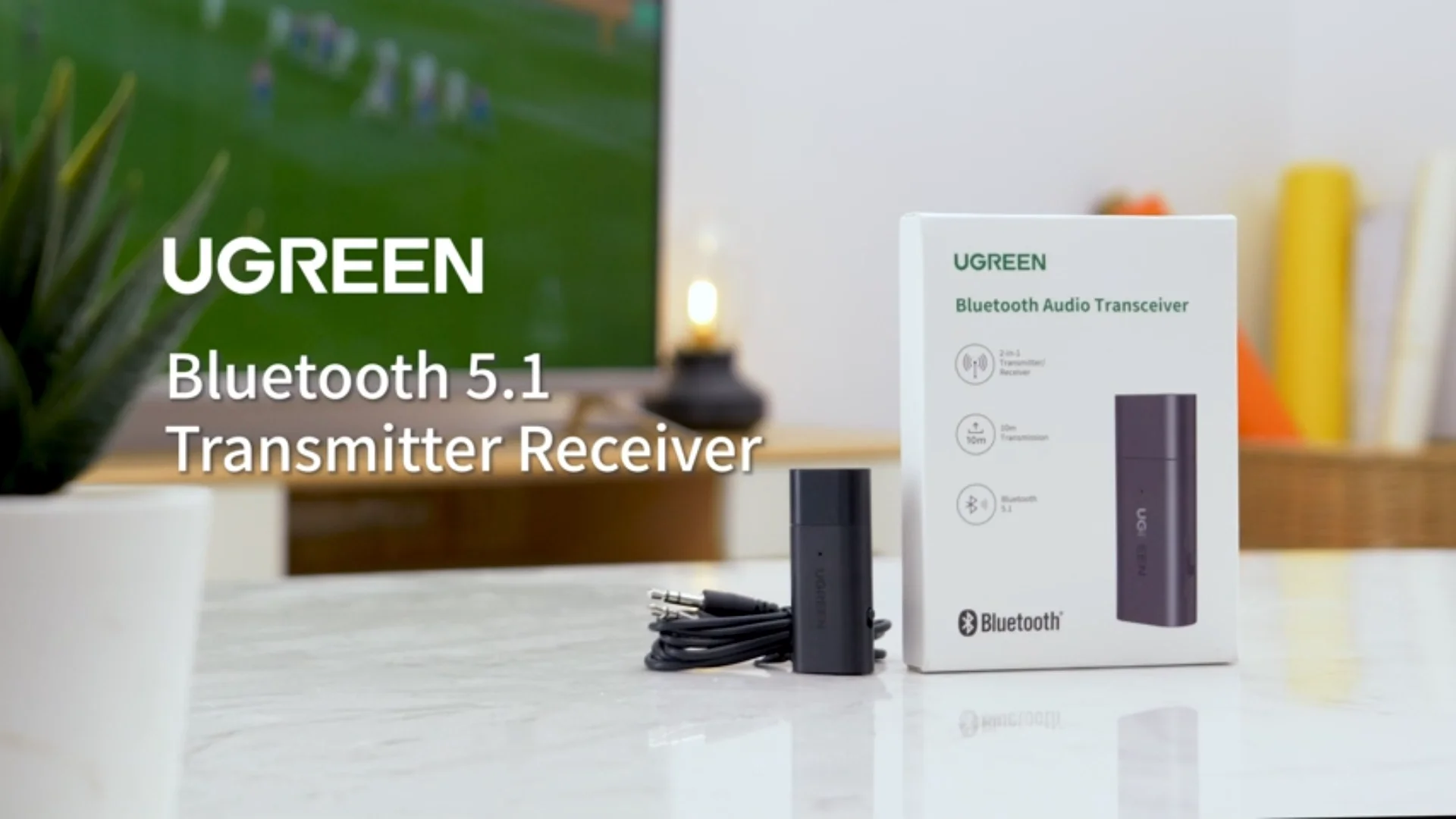 Ugreen Bluetooth 5.1 Transmitter Receiver 2 In 1 Wireless Usb Bluetooth