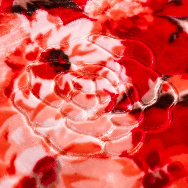 Лидер продаж на Amazon, Фланелевое Флисовое одеяло из 100% полиэстера, зимнее одеяло с цветочным принтом