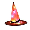 Sombrero de bruja brillante naranja