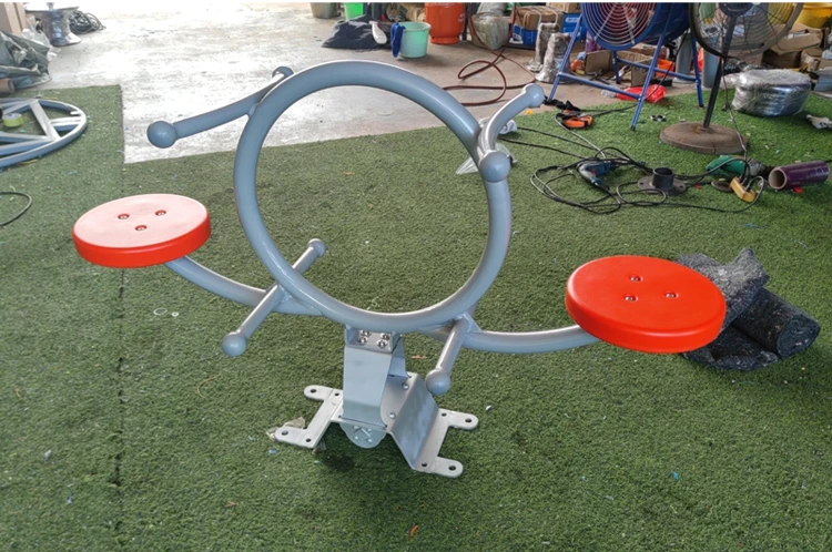 Garden Children's Balance Seesaw with Plastic Seats for Toddlers, Suitable for Amusement Parks, Communities, Squares and Schools