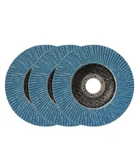 Top Sell 115mm Custom Flap disc 40#60#80#120# abrasive tools real Zirconium Oxide Abrasive for polishing stainless steel