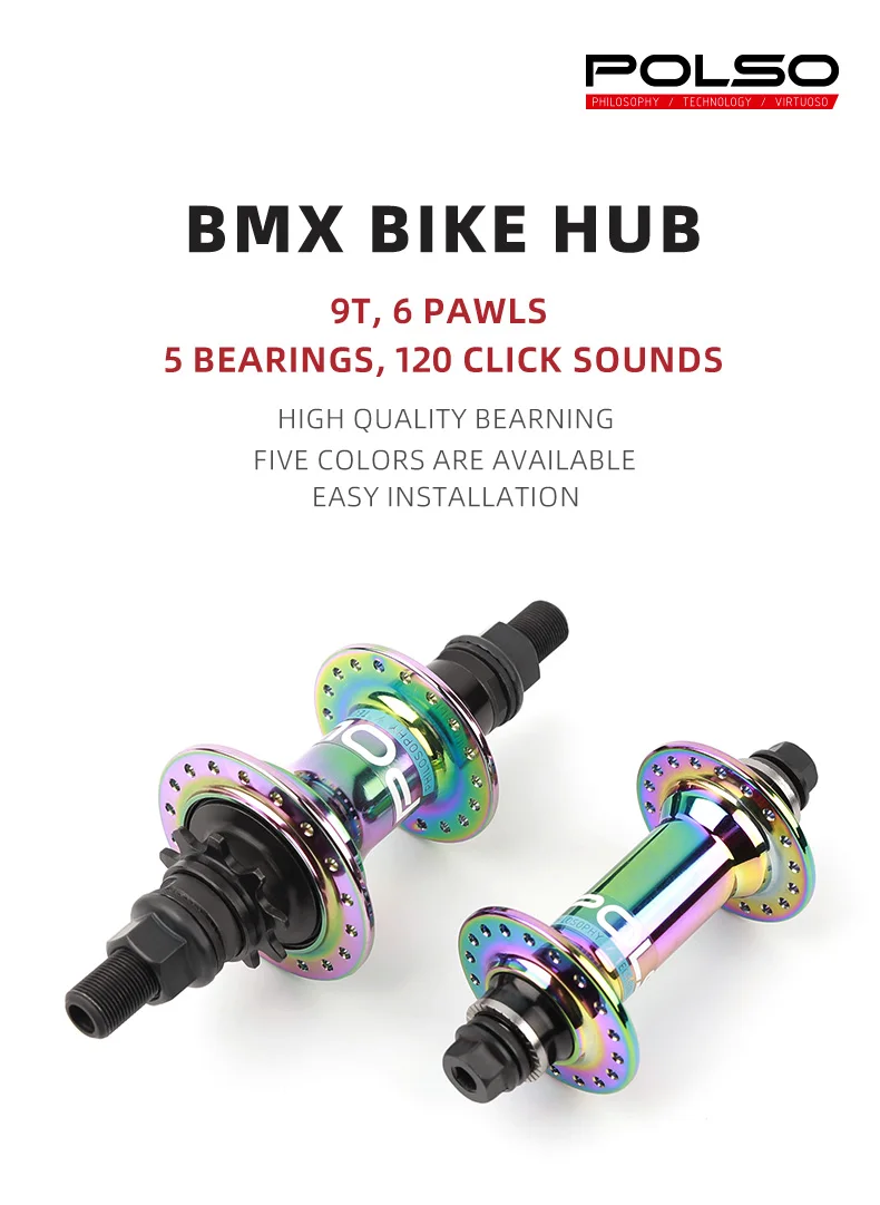 BH002オイルカラーハブbmxハブ左ドライバーカセットハブLHD