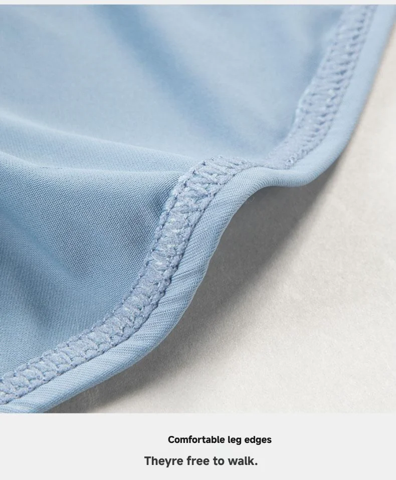 New Arrival Men's Underwear Comfortable Breathable  Antibacterial Ice Silk Men's Briefs Nylon Panties Custom OEM Supplier