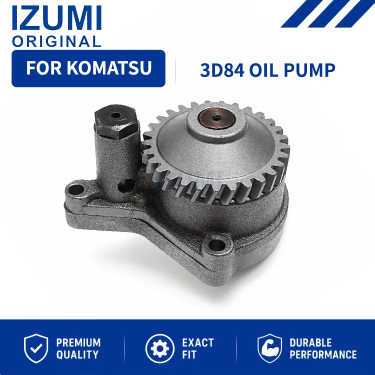 IZUMI ORIGINAL 3D84 129407-32000 129001-32001 129418-32000 129150-32000 129350-32090 121575-32090 Oil Pump for Komatsu Excavator