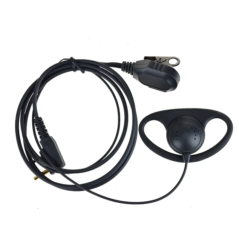 1-Pin Ear Hanger Headset for PUXING 2R PX-2R Two Way Handheld Radio Black 