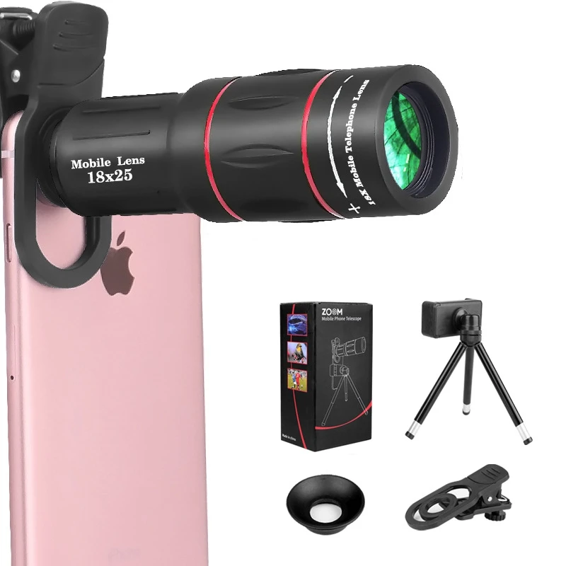 Mobile Phone Telephoto Lens Concert 18x Adjustable Zoom HD Camera