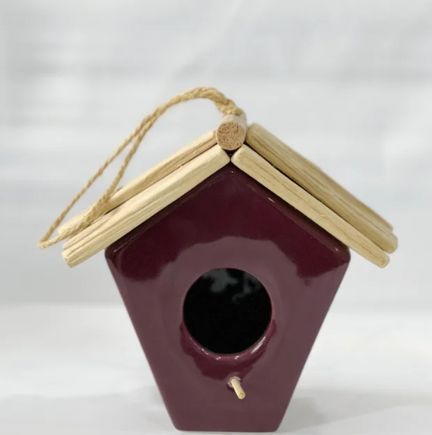 home garden customized decorative bird house garden decoration outdoor bird house ceramics