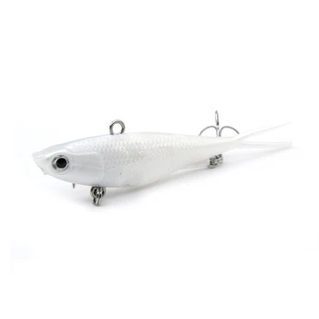 New 16colors 95mm 0.74 oz Vibe Lure Fork Tail Soft Plastic Fishing Lures Super Strength TPR Plastic Vibration Vibe – Soft Lure – view 3
