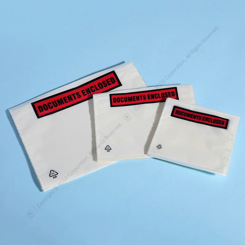 Packing List Envelopes Clear Plastic Self Adhesive Shipping Label